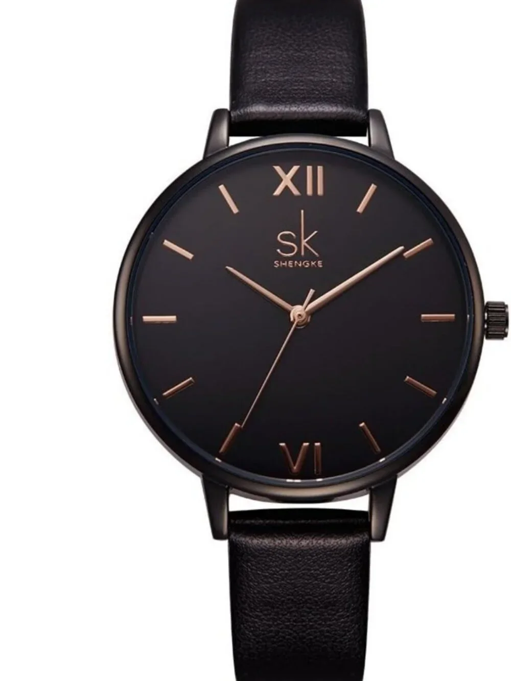 Elegant Women's Watch - Genuine Leather, Simple Design, Business Wristwatch